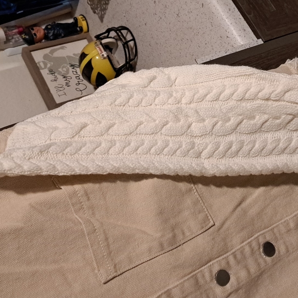 New denim cable knit jacket - Picture 16 of 16